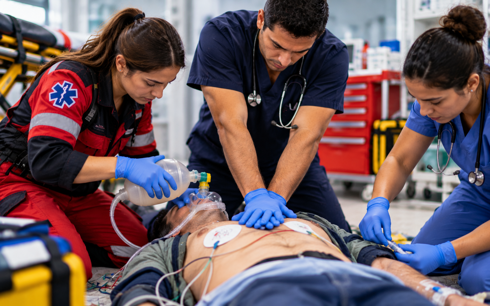 Reanimación Cardiopulmonar Avanzada (ACLS para paro cardíaco)