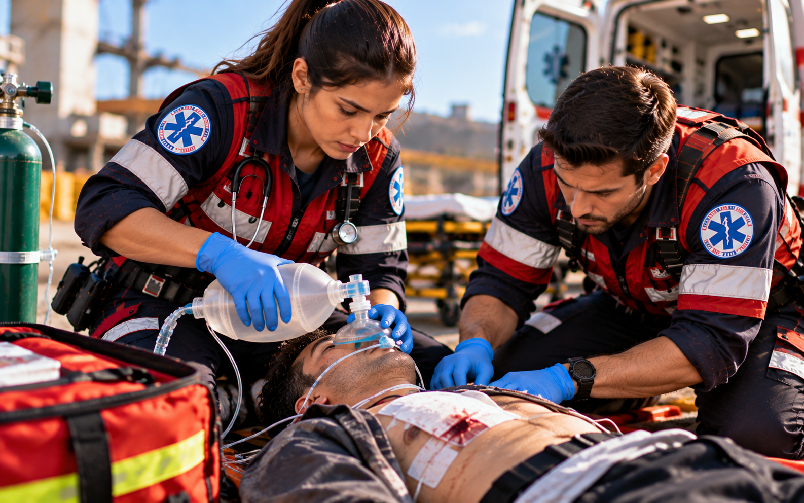 Trauma torácico y ventilación en campo