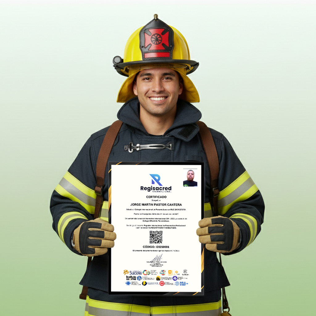 Paramédico en acción